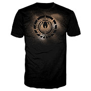 Battlestar Galactica Phoenix Crest Black T-Shirt